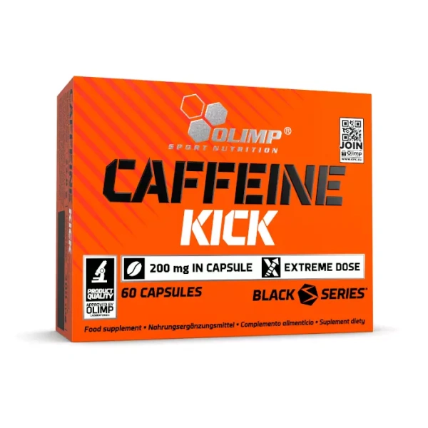 Olimp Sports Nutrition Caffeine Kick 200mg 60 Caps Black