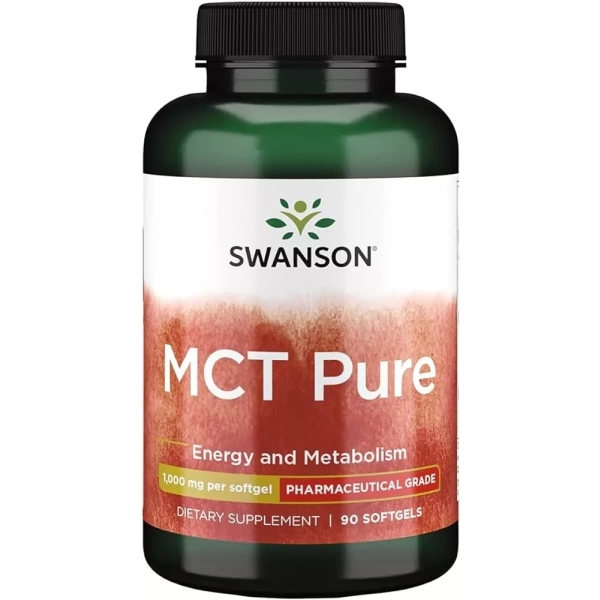 Swanson MCT Pure, 1000mg - 90 softgels