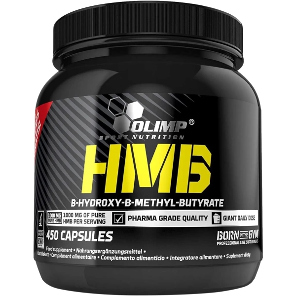 OLIMP HMB 625mg 450 Capsules - Anticatabolic Formula Strength Muscle