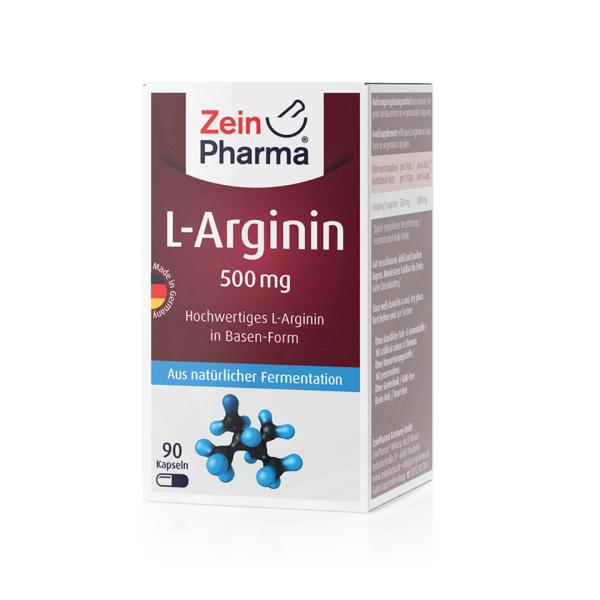 L ARGININE L ARGININ L ARGININA 500mg 90 capsule Vessel Vascular ZEINPHARMA - Image 2