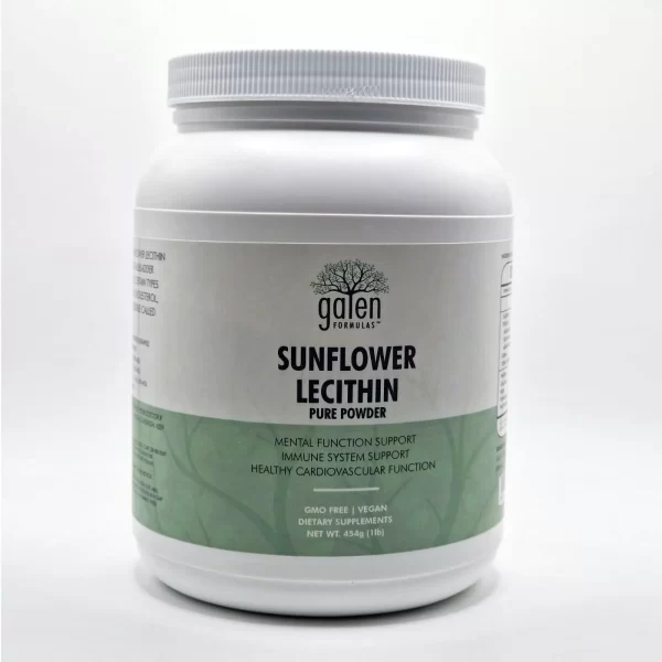 Galen Formulas Sunflower Lecithin Pure Powder 454g Vegan GMO