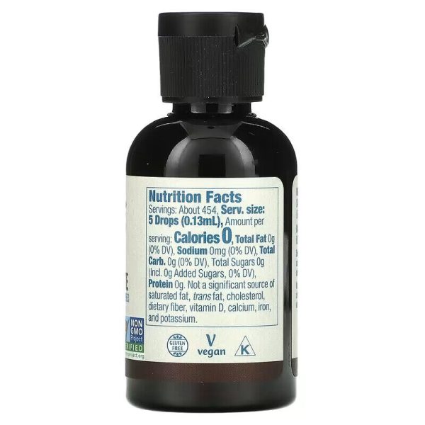 Now Food Better Stevia Liquid - Dark Chocolate 59ml - Image 2