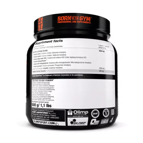 Olimp Sport Nutrition Creatine Xplode Powder Grapefruit 500g - Image 3