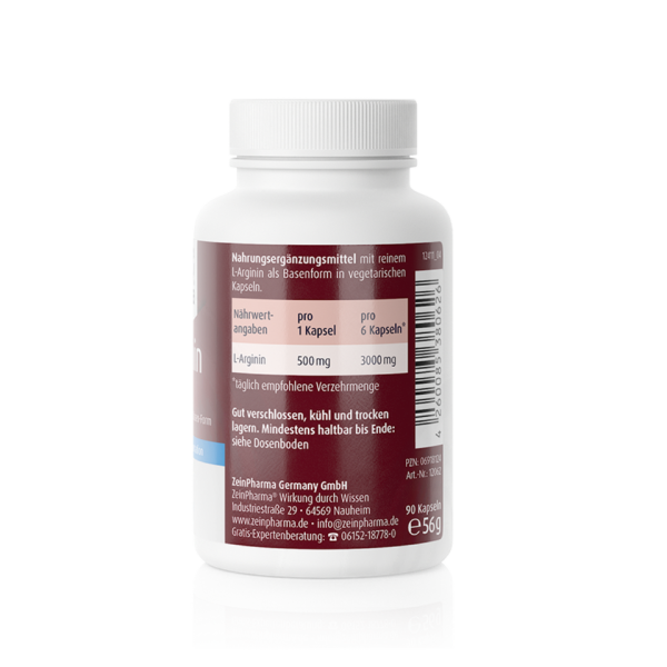 L ARGININE L ARGININ L ARGININA 500mg 90 capsule Vessel Vascular ZEINPHARMA - Image 5