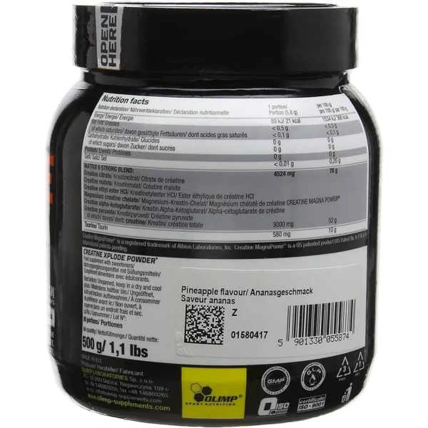 Olimp Sport Nutrition Creatine Xplode Powder Pineapple 500g - Image 3