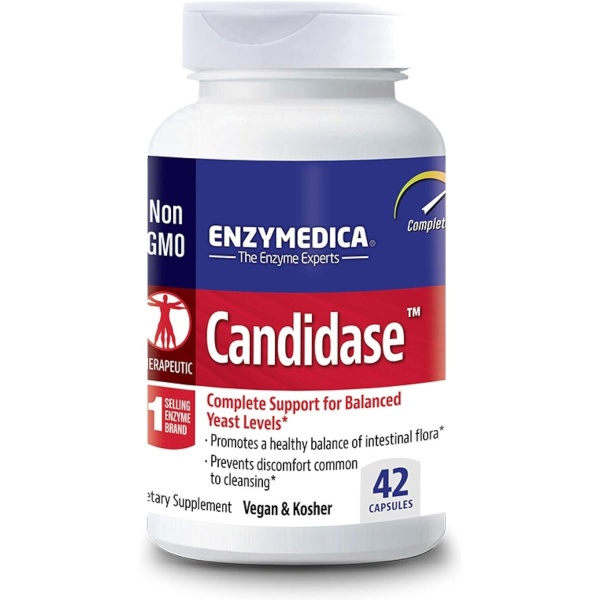 Enzymedica Candidase 42 Capsules Vegan & Kosher NON-GMO