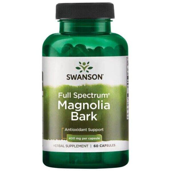 Swanson Magnolia Bark 400mg 60 Capsules