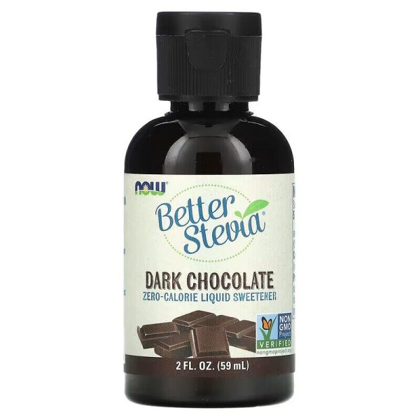 Now Food Better Stevia Liquid - Dark Chocolate 59ml